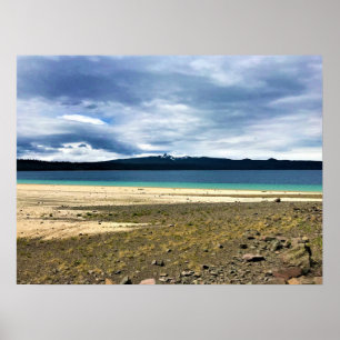 Poster Crescent Lake at Simax Bay, Oregon