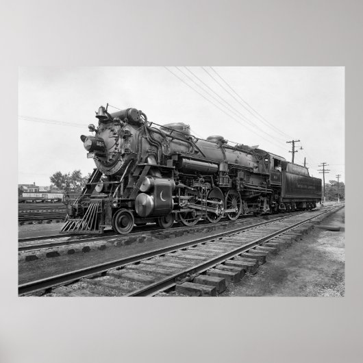 Poster CRÉSCENT LOCOMOTIF À LA VAPEUR LIMITÉ c. 1927 (Devant)