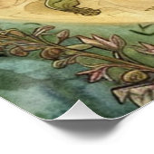 Poster Crescent Moon Ostara brillant (Coin)