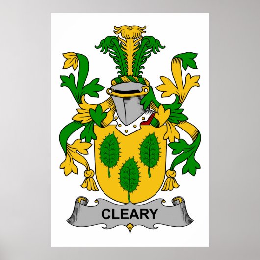 Poster Crest Clary Family (Devant)