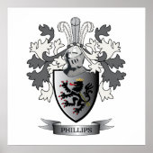 Poster Crest coat d'armée de Phillips (Devant)