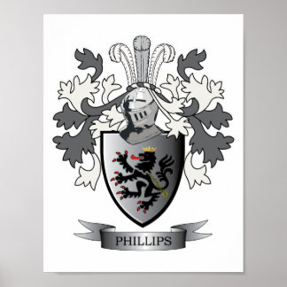 Poster Crest coat d'armée de Phillips