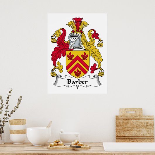 Poster Crest de Barber (Cuisine)