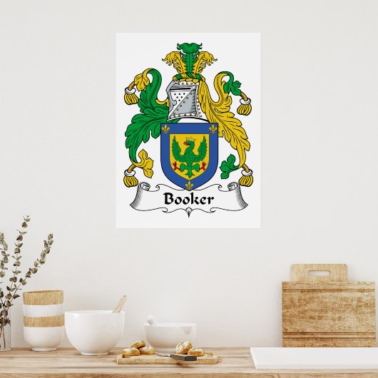 Poster Crest de Booker (Cuisine)