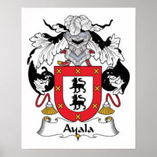 Poster Crest de la famille Ayala