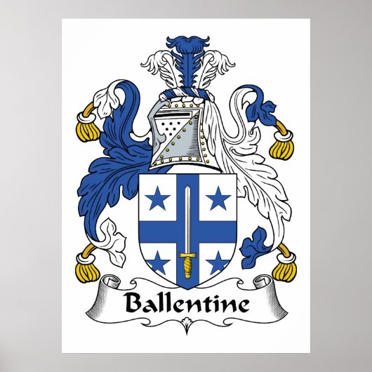 Poster Crest de la famille Ballentine (Devant)