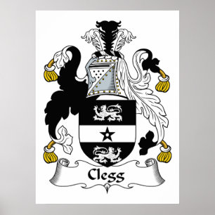 Poster Crest de la famille Clegg