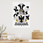 Poster Crest de la famille Garland (Cuisine)
