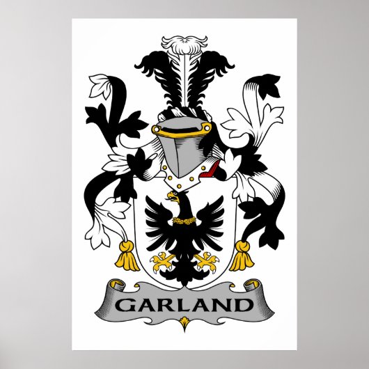 Poster Crest de la famille Garland (Devant)