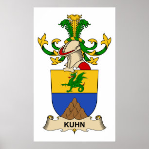 Poster Crest de la famille Kuhn