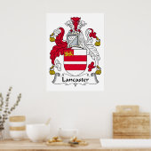 Poster Crest de la famille Lancaster (Cuisine)
