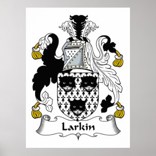 Poster Crest de la famille Larkin