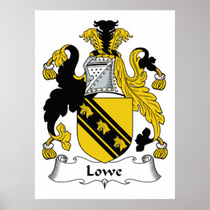 Poster Crest de la famille Lowe