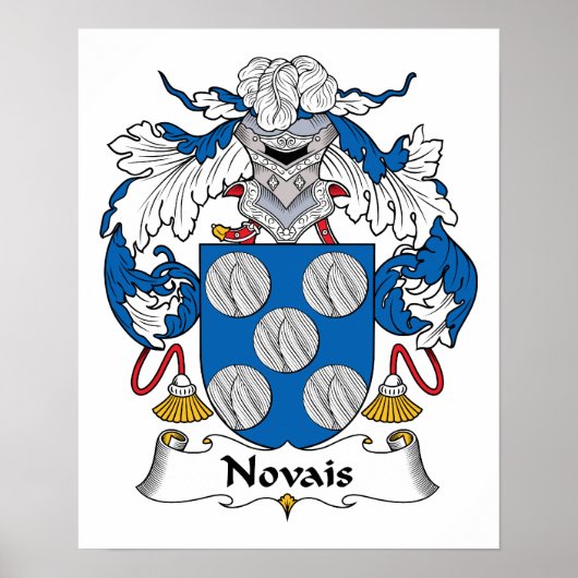 Poster Crest de la famille Novais (Devant)