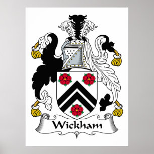 Poster Crest de la famille Wickham