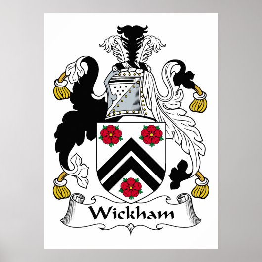 Poster Crest de la famille Wickham (Devant)