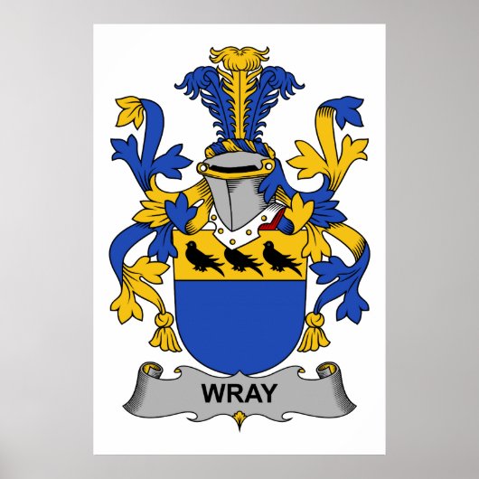 Poster Crest de la famille Wray (Devant)