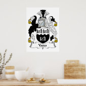 Poster Crest de la famille Yates (Cuisine)