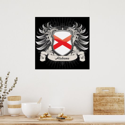 Poster Crest de l'Alabama (Cuisine)