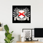 Poster Crest de l'Alabama (Bureau à domicile)