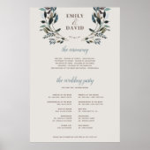 Poster Crest jardin | Eggshell | Panneau du programme de (Devant)