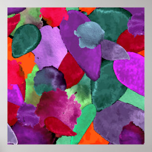 Poster Crête de couleur