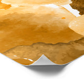 Poster Crête de couleur 8 (Coin)