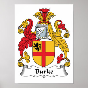 Poster Crête de famille de Burke