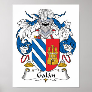 Poster Crête de famille de Galan