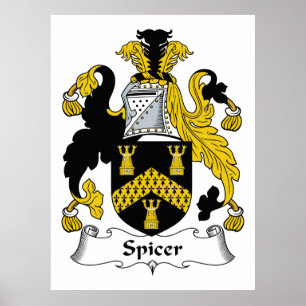 Poster Crête de famille de Spicer