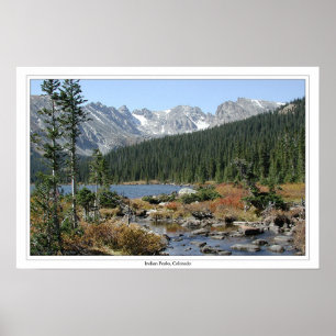 Poster Crêtes indiennes, le Colorado