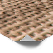 Poster Creuse l'arrière - plan abstrait brun. (Coin)