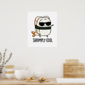 Poster Crevette Cool Funny Crevette Sushi Pun (Cuisine)