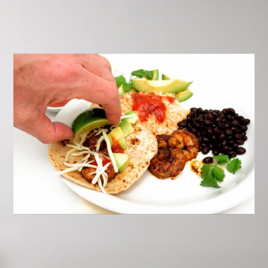 Poster Crevette Taco (Devant)