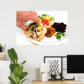 Poster Crevette Taco (Bureau à domicile)