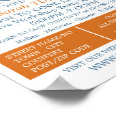 Poster Crevettes de fruits de mer, classes de Cuisines Pu (Coin)