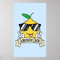 Crew de limonade - Kawaii Peace Main et lunettes d