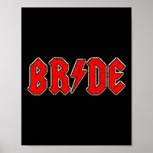 Poster Crew Rock Roll Gothique Halloween Party Cadeau pou
