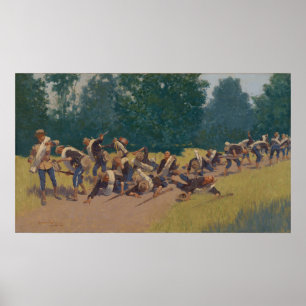 Poster Cri de Shrapnel à San Juan Hill