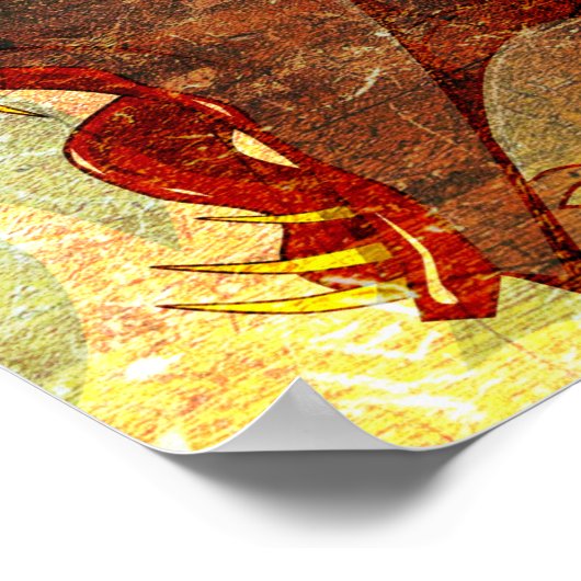 Poster Criant démon (Coin)