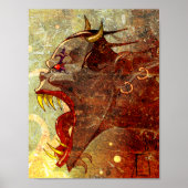 Poster Criant démon (Devant)