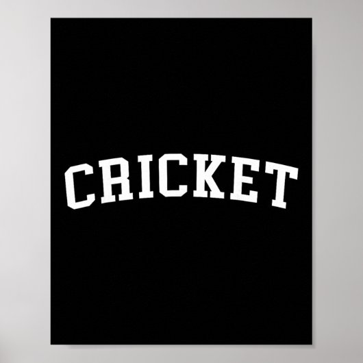 Poster Cricket 1  (Devant)