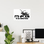 Poster Cricket agaçant (Bureau à domicile)