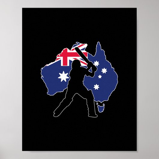 Poster Cricket australien  (Devant)