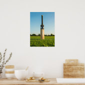 Poster Cricket Bat Standing on Sunlit Field (Cuisine)