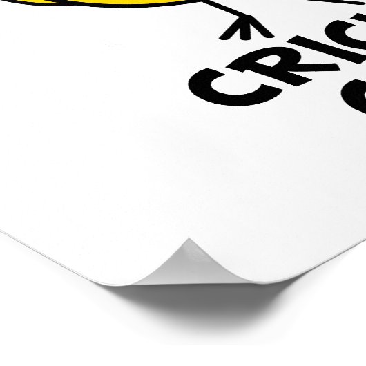 Poster Cricket Chick (Coin)