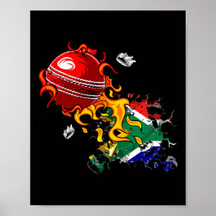 Poster Cricket d'Afrique du Sud 