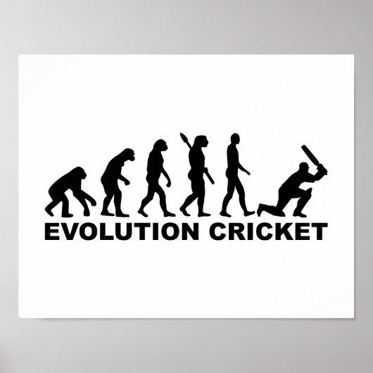 Poster Cricket de l'évolution (Devant)