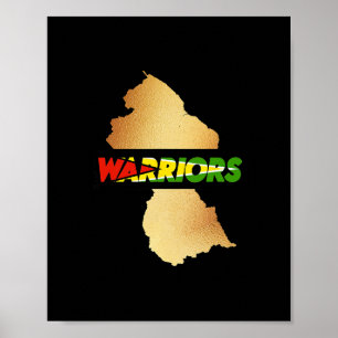 Poster Cricket des Caraïbes Guyana Warriors Cricket guyan