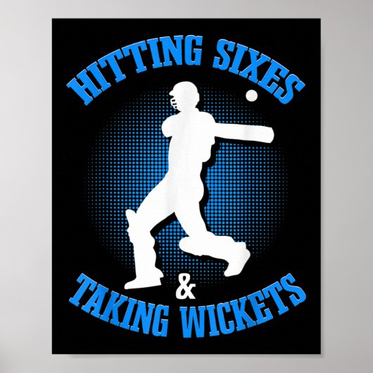 Poster Cricket drôle (Devant)